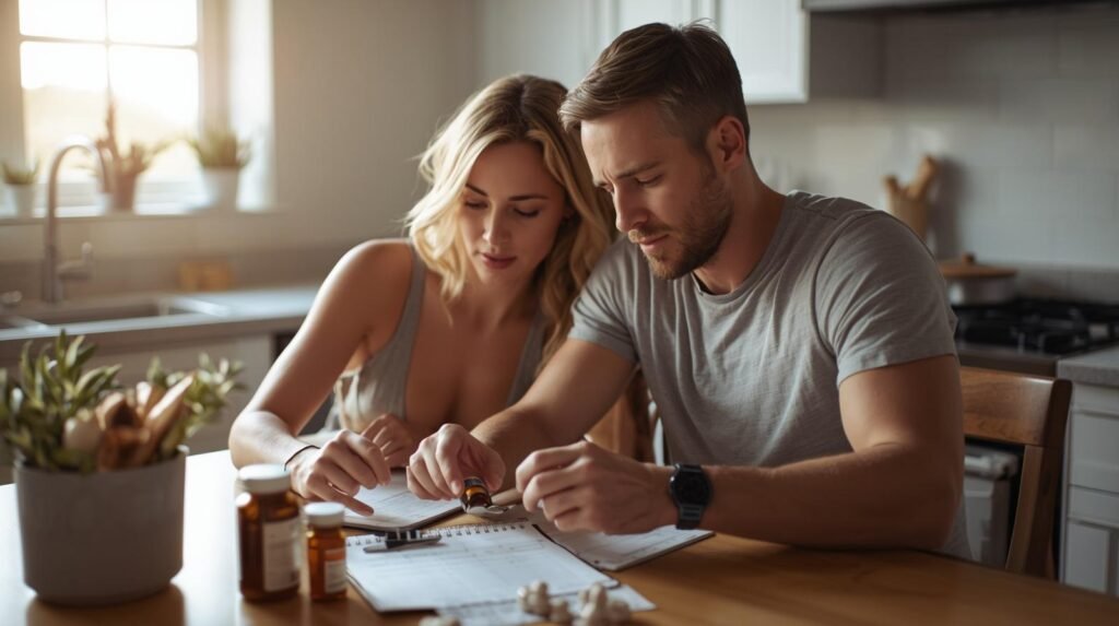 couples pursuing fertility supplementation together